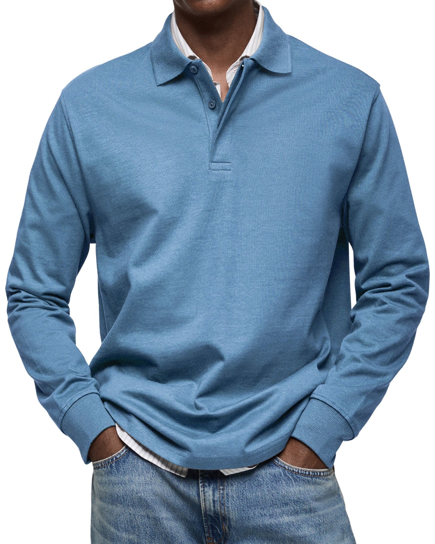 Alexandre™ | Casual Long-Sleeve Polo Shirt