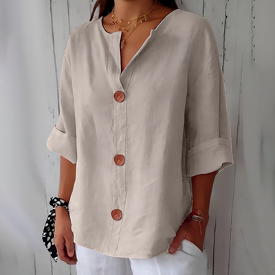 Idun | Relaxed Linen Blouse