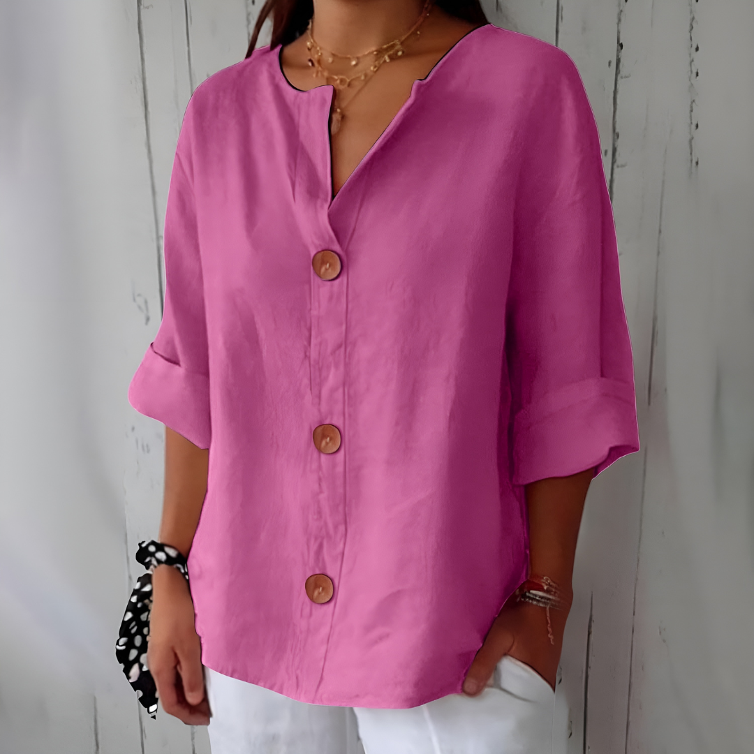 Idun | Relaxed Linen Blouse