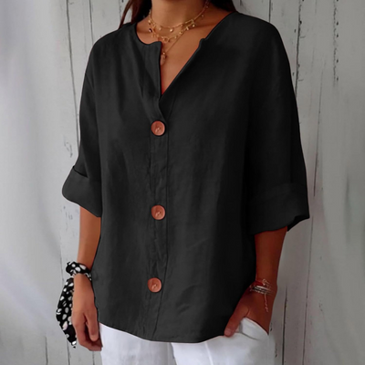Idun | Relaxed Linen Blouse