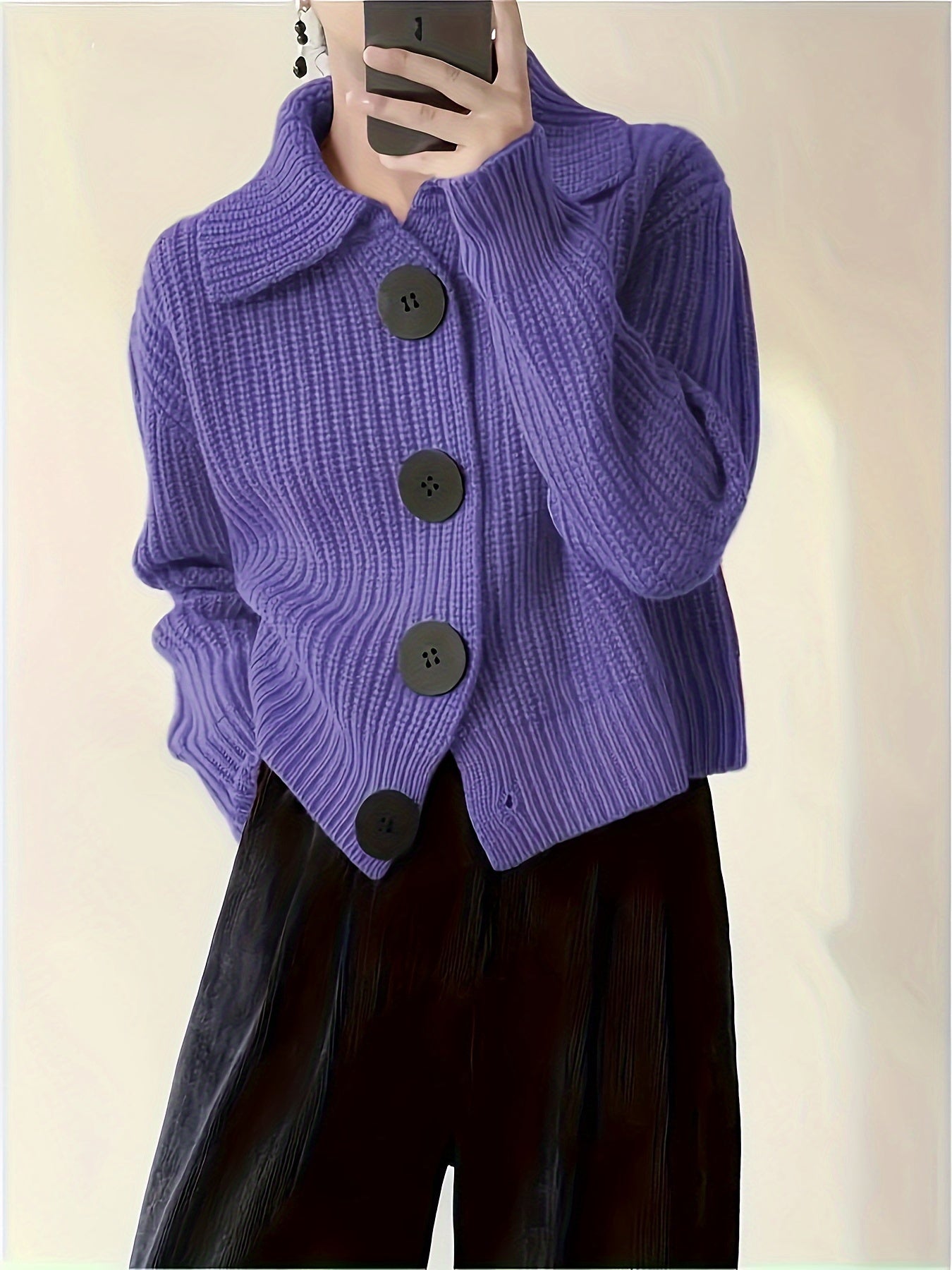 Sophia | Luxurious Button Detail Cardigan