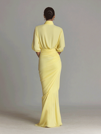 Solenya™ | Drape Maxi Dress