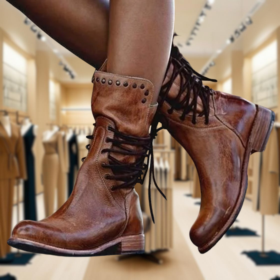 Aruna | Leather Boots