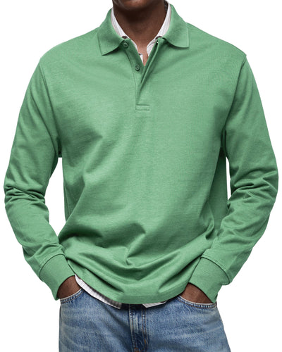 Alexandre™ | Casual Long-Sleeve Polo Shirt