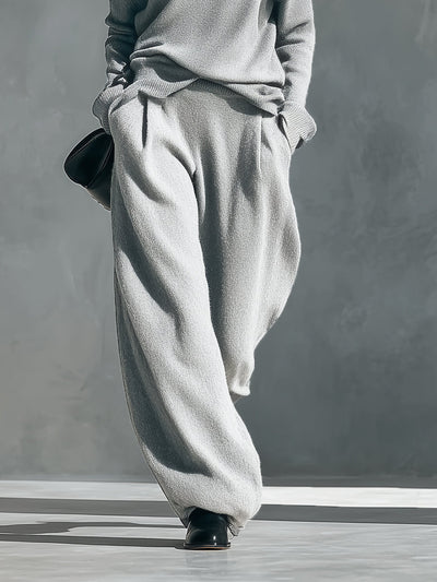 Women's One-shoulder Cut-out Modern Knit-Blend Set