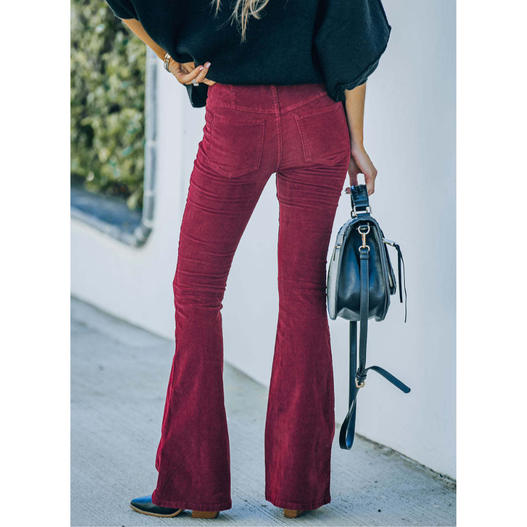 Chloe I Corduroy Flare Pants