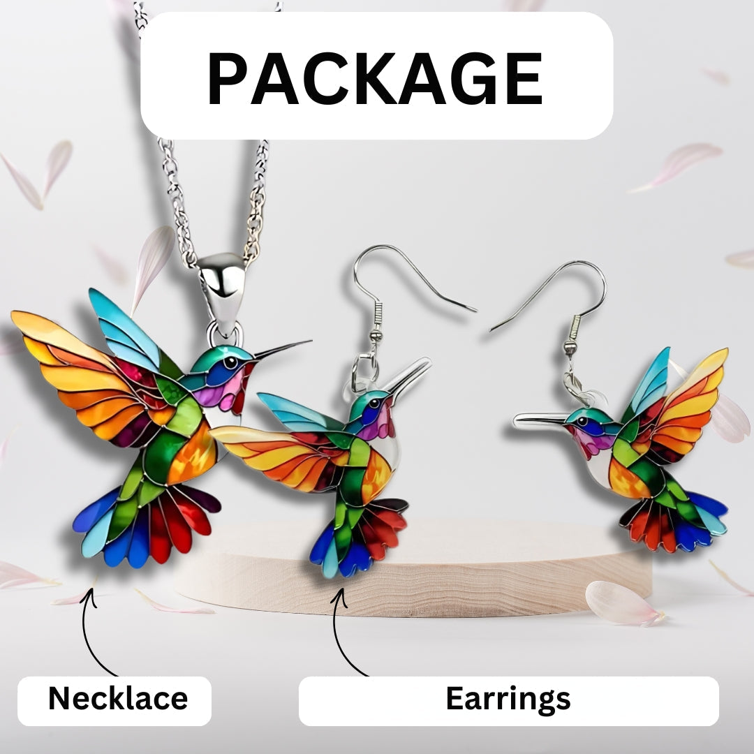 Samantha | Elegant Hummingbird Necklace