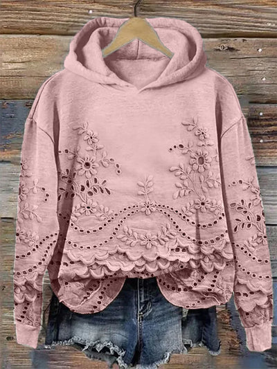 Linda | Sweater with Lace Details