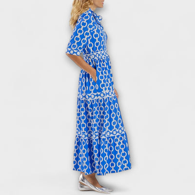 Donna | Midi Dress with Chain Pattern
