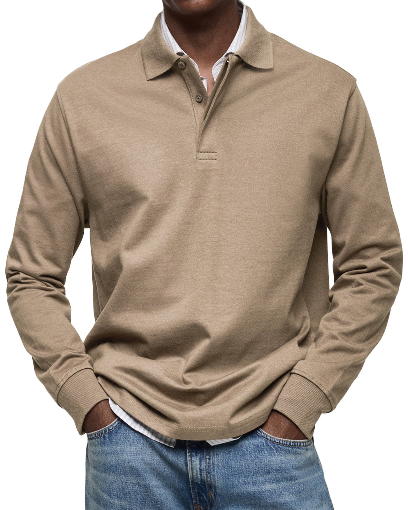 Alexandre™ | Casual Long-Sleeve Polo Shirt