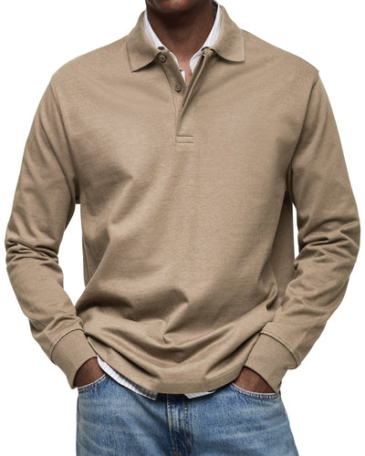 Alexandre™ | Casual Long-Sleeve Polo Shirt