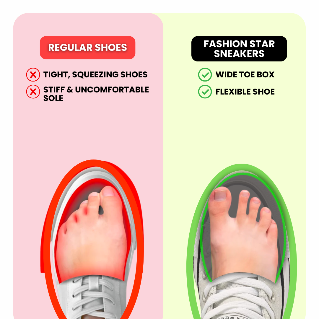 Grace | trendy orthopedic sneakers