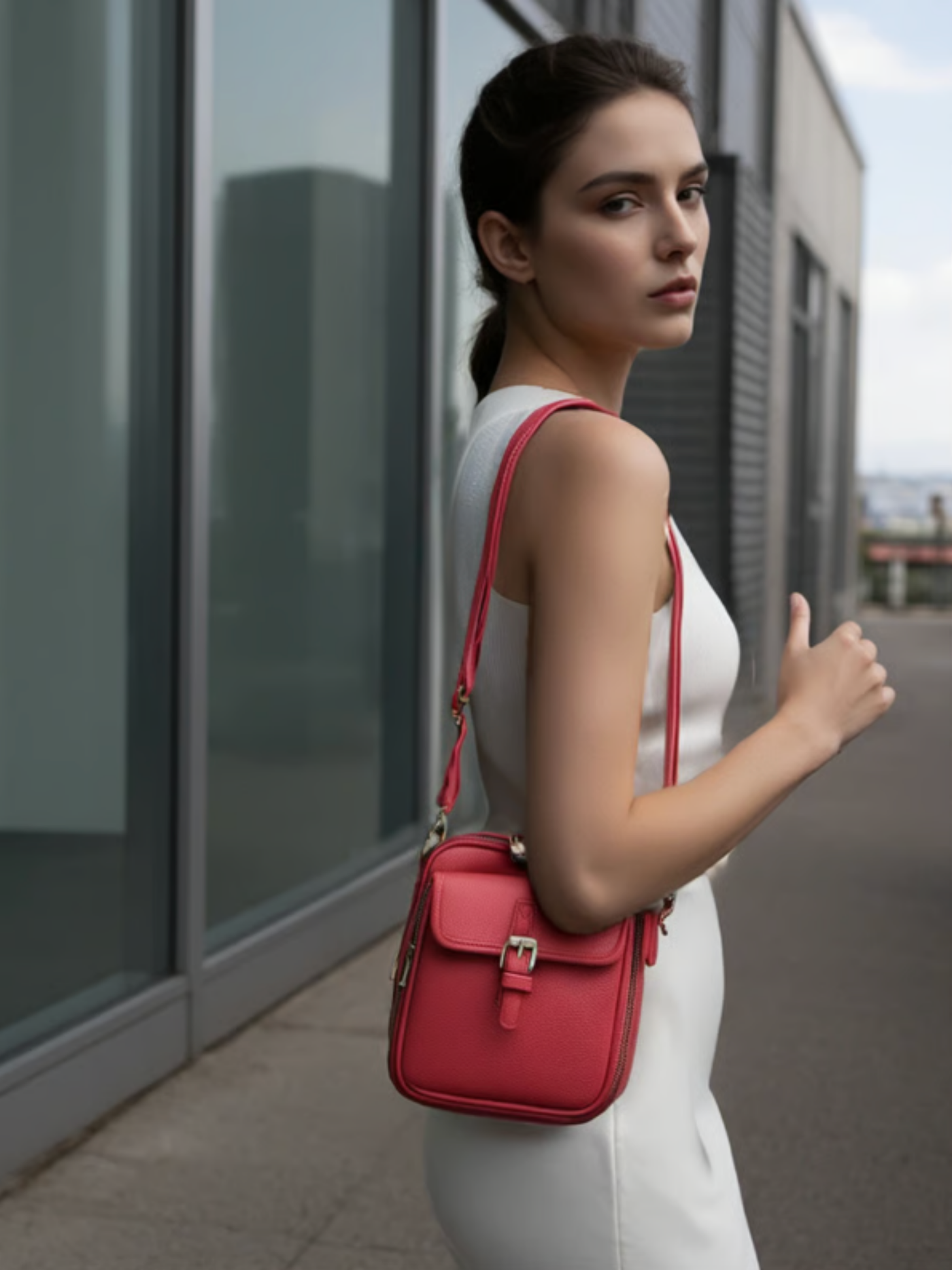The Maelys | Classic Leather Crossbody