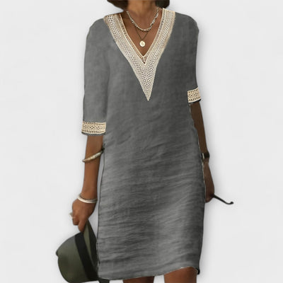 Emelia | Cotton and Linen Dress