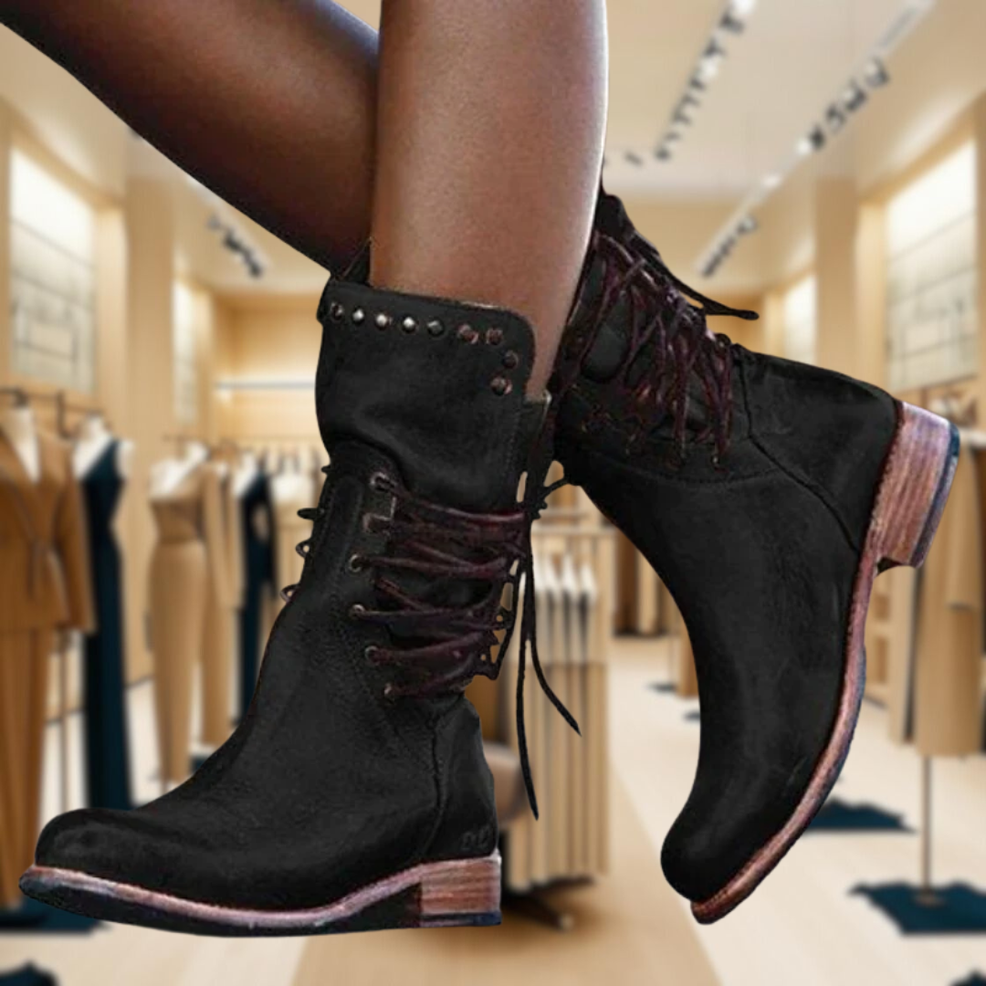 Aruna | Leather Boots