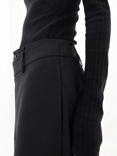 YULI | Flattering Asymmetric Waist Women's Trousers