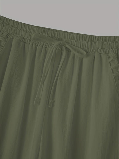 Tracey | Contrast Trim Cropped Pants