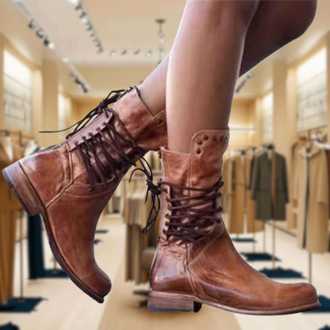 Aruna | Leather Boots