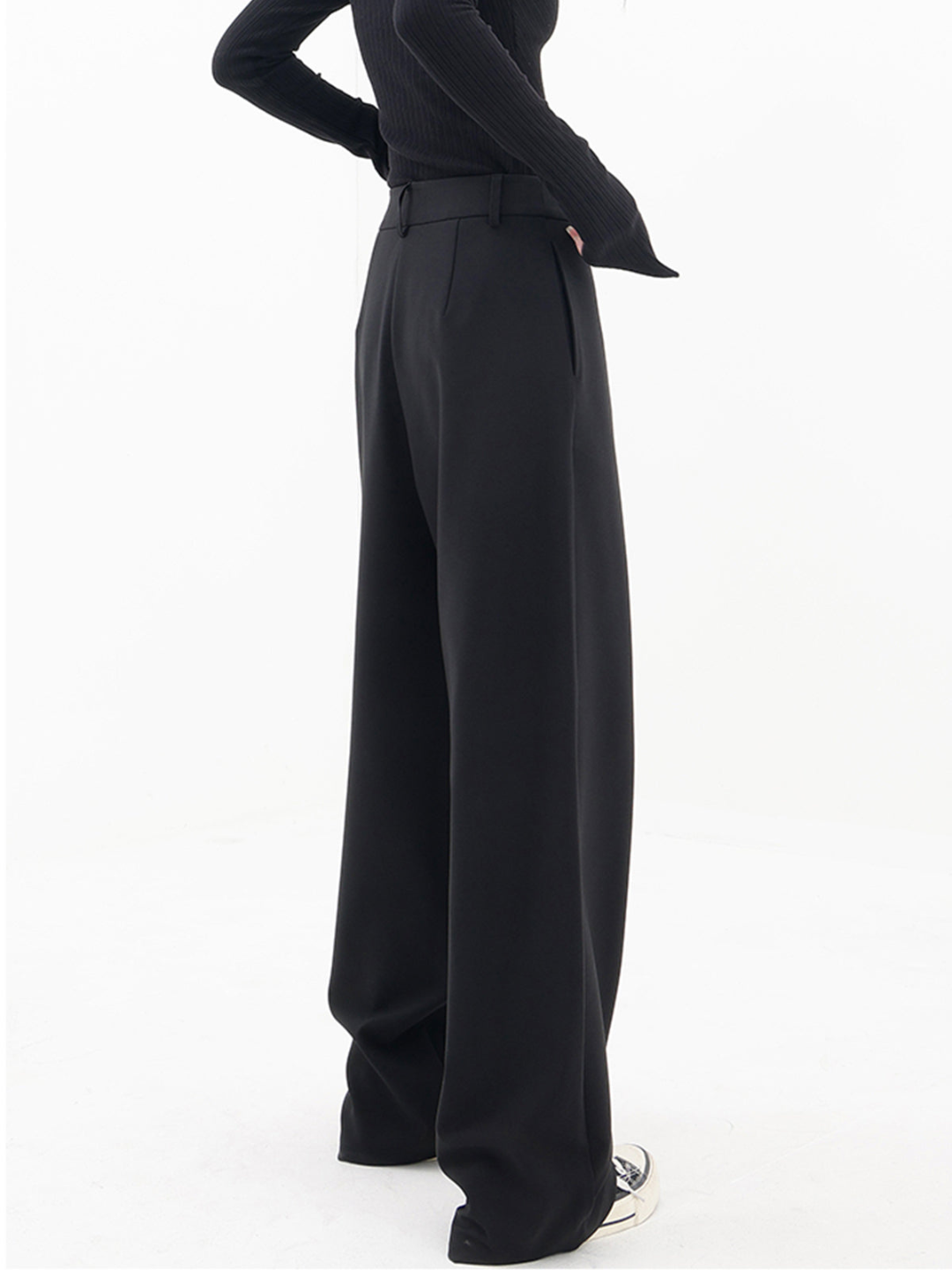 YULI | Flattering Asymmetric Waist Women's Trousers