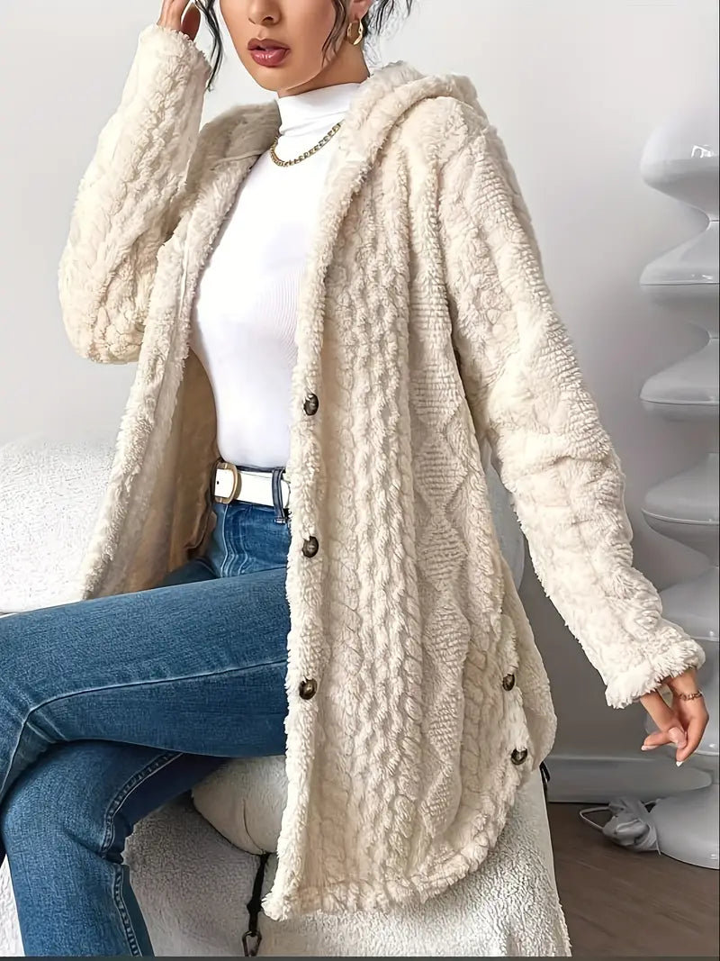 Dana | Plush Hooded Cardigan
