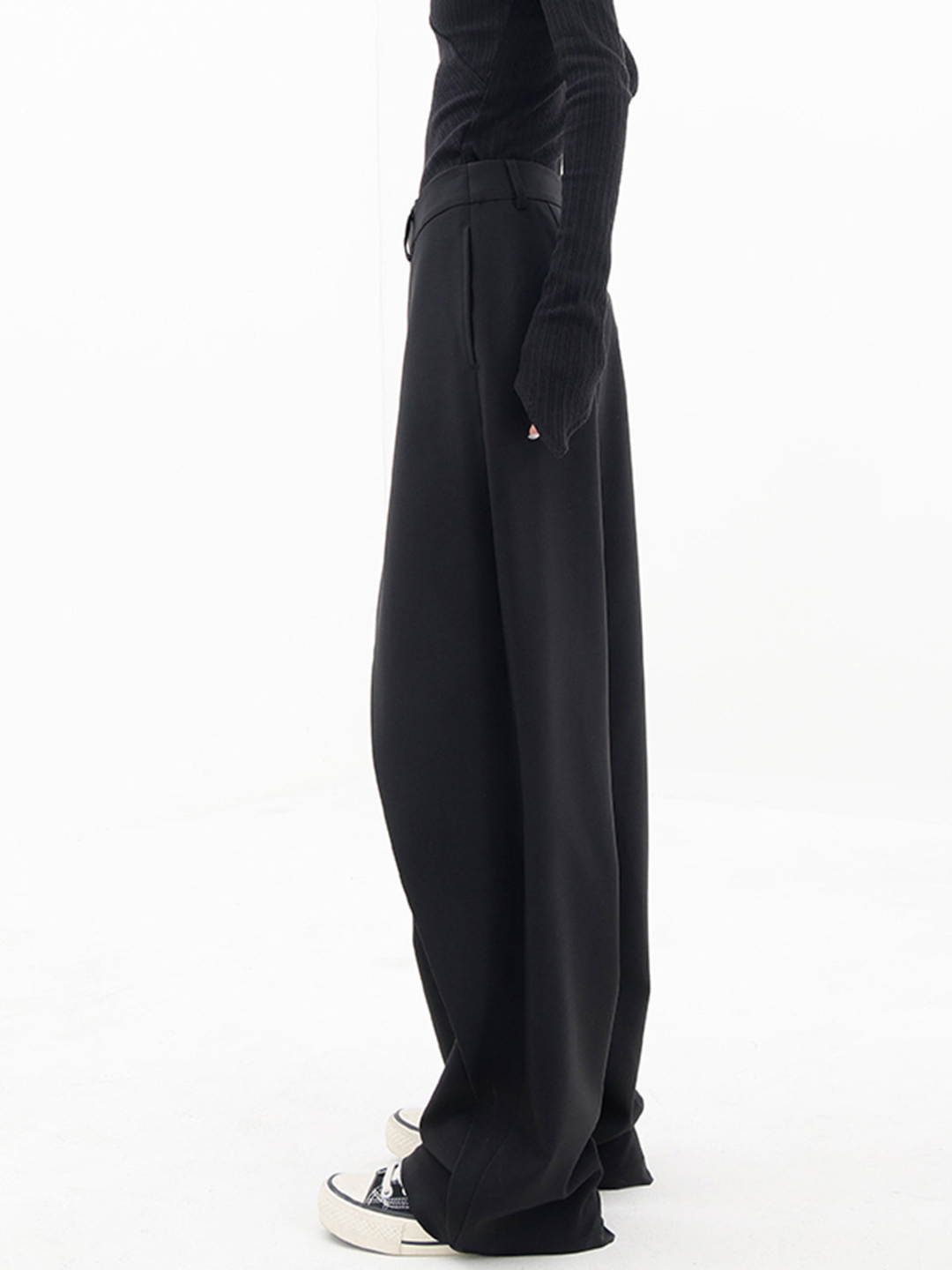 YULI | Flattering Asymmetric Waist Women's Trousers