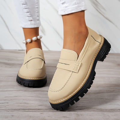 Tamsin | Chunky Sole Penny Loafers