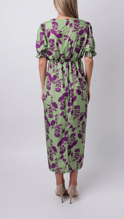 CARINA | Women's Long Dress with Floral Print