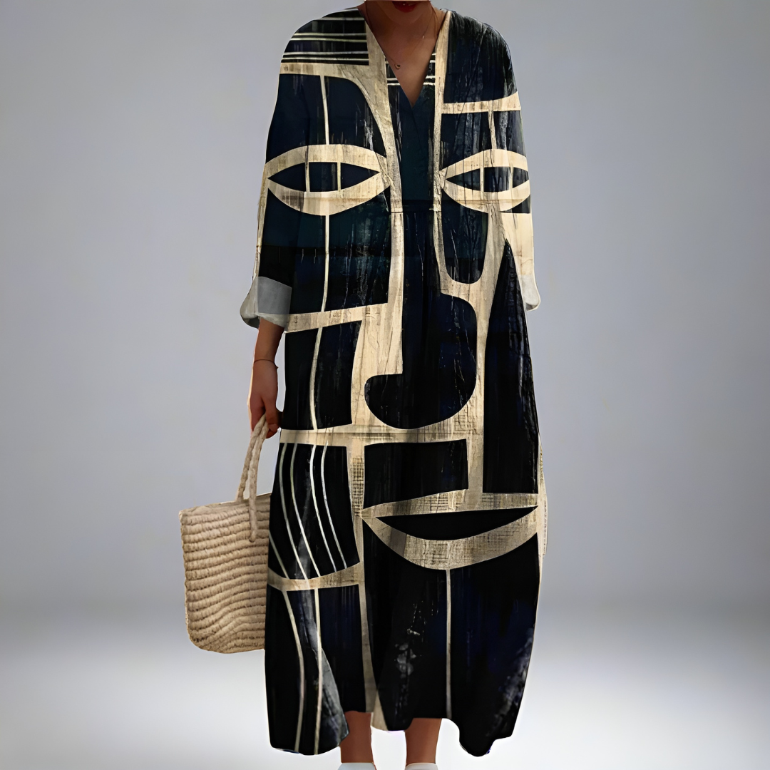 Nayara – Abstract Soul Kaftan Dress