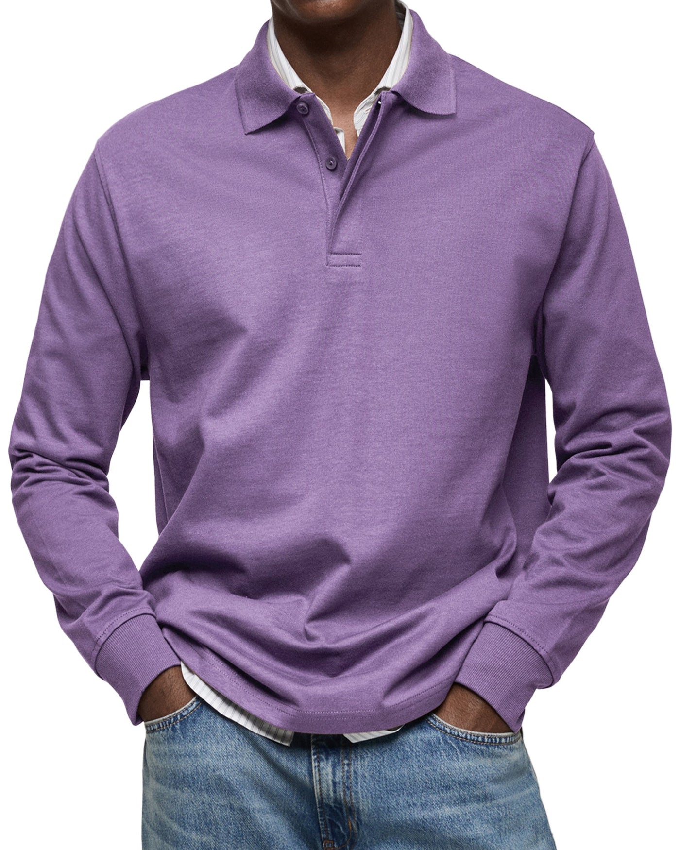 Alexandre™ | Casual Long-Sleeve Polo Shirt