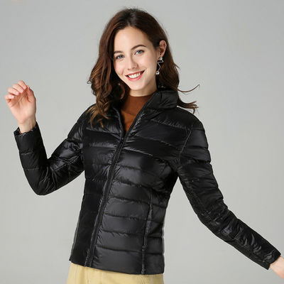 Myra | Ultra-light down jacket with sophisticated pleats
