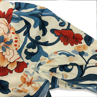 Serenity™ | Classy Vintage Floral Printed Blouse