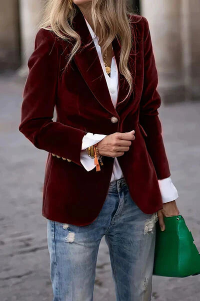 Miranda | Timeless Velvet Blazer