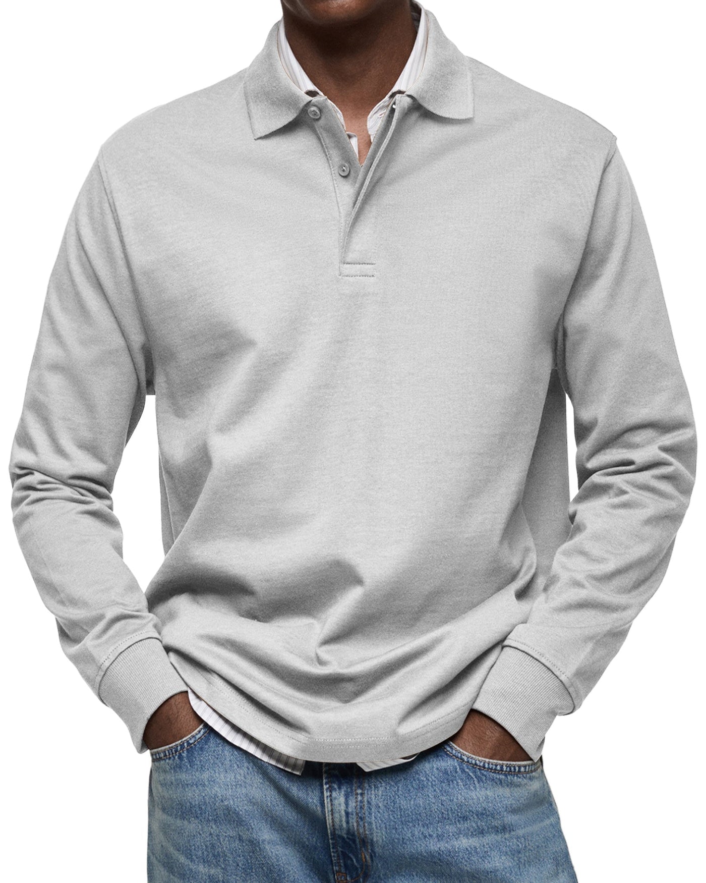 Alexandre™ | Casual Long-Sleeve Polo Shirt