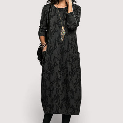 Suzine™ | Warm winter dress with elegant cut