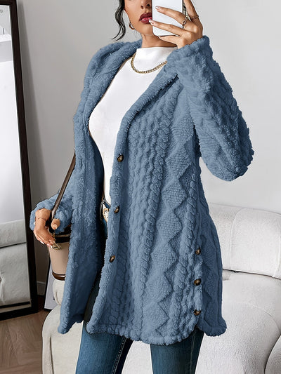 Dana | Plush Hooded Cardigan