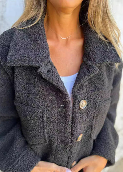 Katia | Soft fleece jacket with buttons