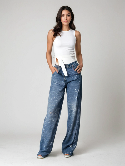 JADE | Jeans With Sparkling Details