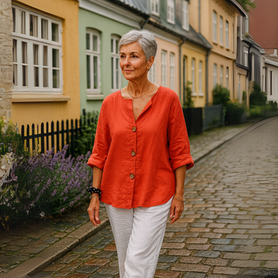 Idun | Relaxed Linen Blouse