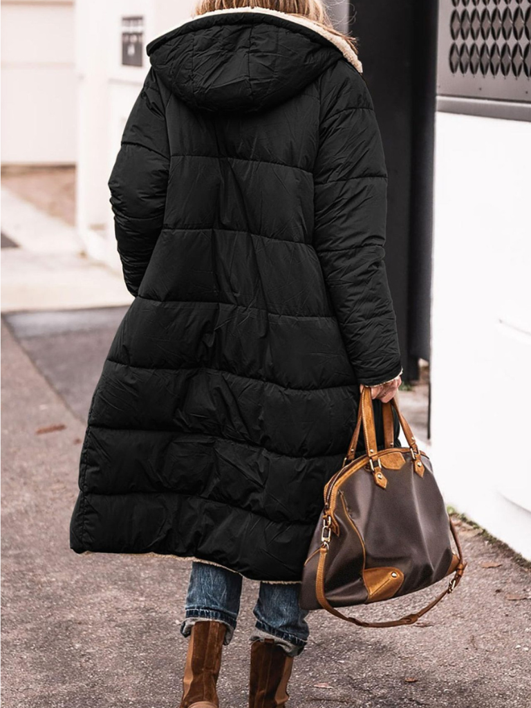 AVERY REVERSIBLE LONGLINE COAT