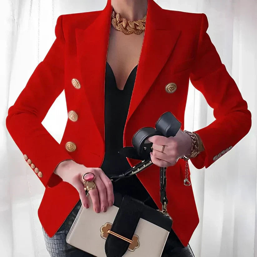 Raffaella | Tailored Blazer with Gold Buttons