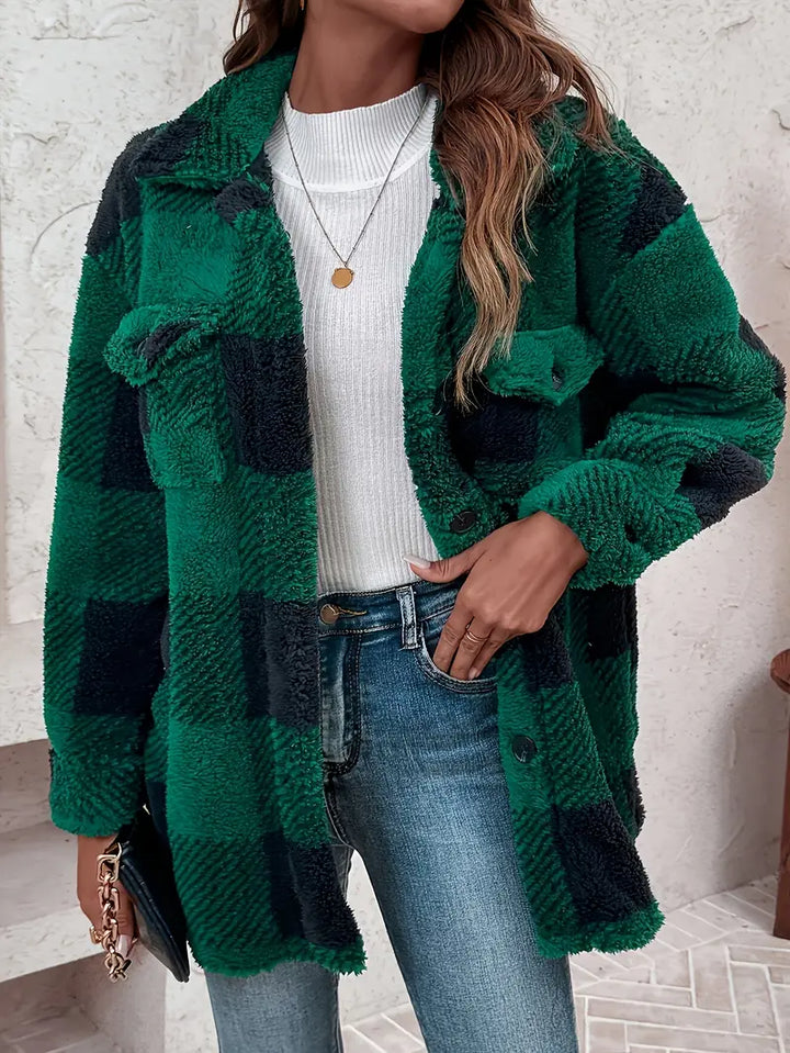 Elena | Plush Fleece Winter Jacket