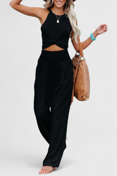 Alexia – Cotton-Linen Pants with Flowing Cut