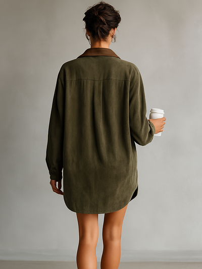 Arvella™ | Suede Mini Dress