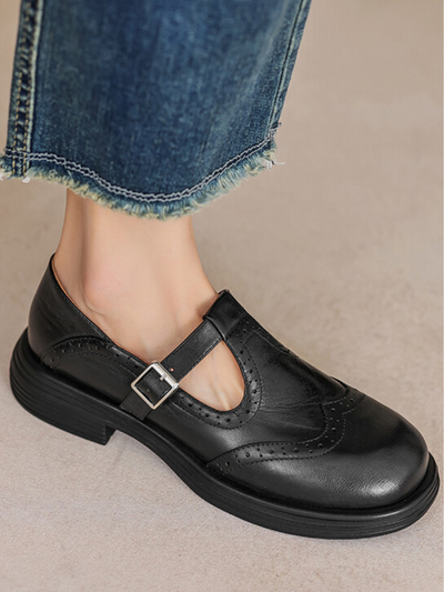 LARA VINTAGE MARY JANE FLATS