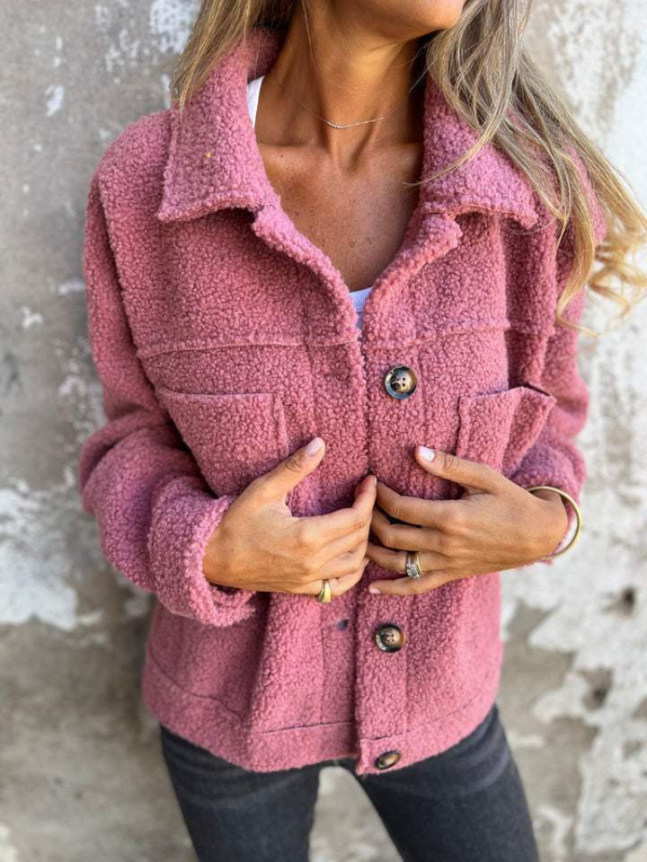 SANDRA COZY SHERPA JACKET
