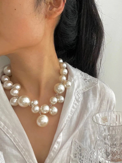 MARIA BOLD PEARL NECKLACE