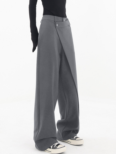 YULI | Flattering Asymmetric Waist Women's Trousers