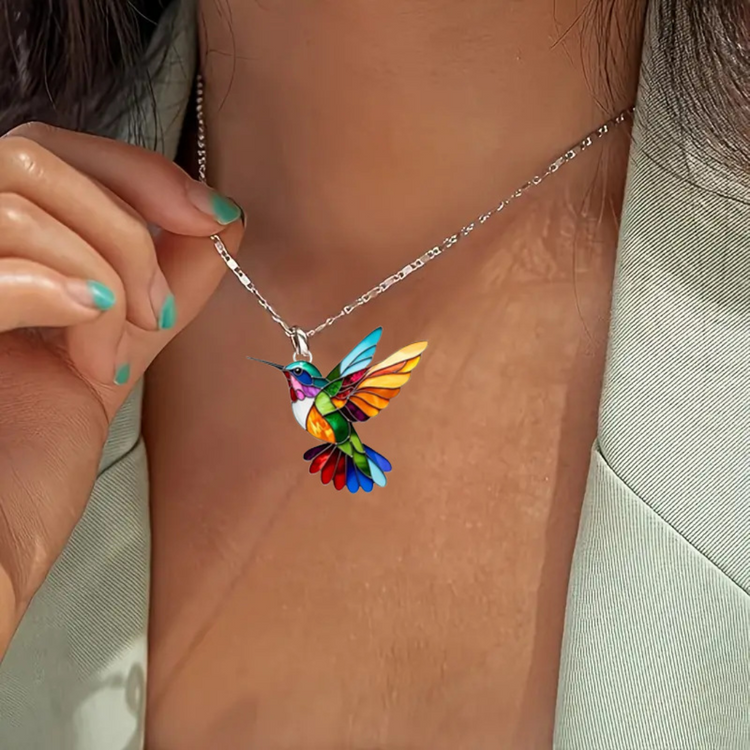 Samantha | Elegant Hummingbird Necklace