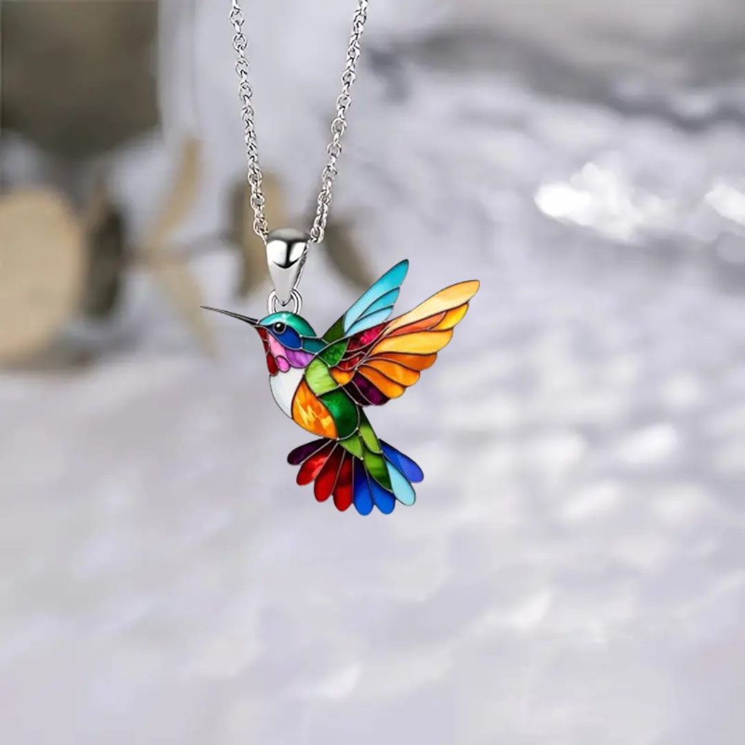 Samantha | Elegant Hummingbird Necklace