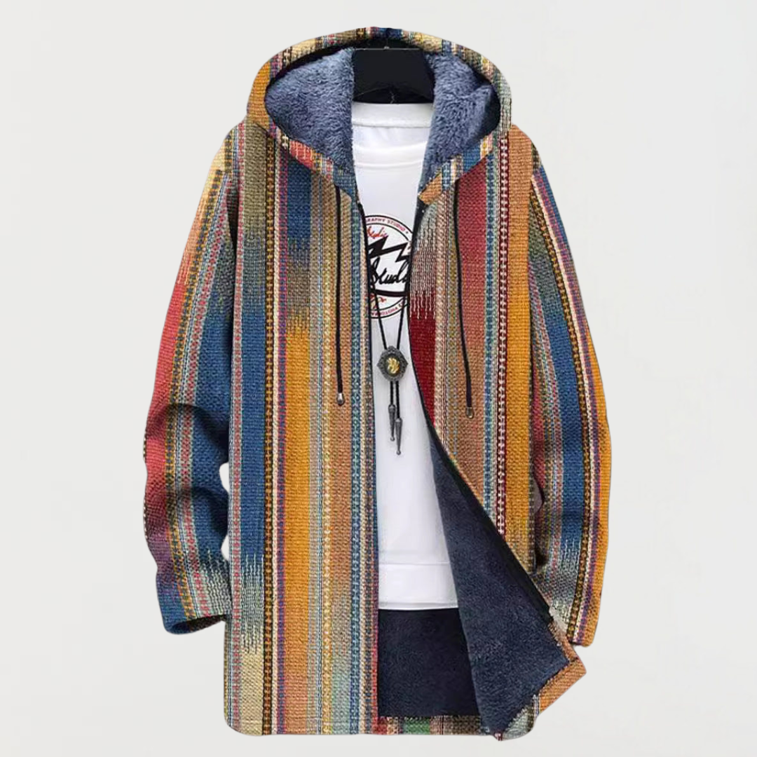 Livia | Striped Pattern Hoodie